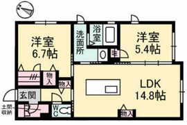 ファンコート船越の間取り画像