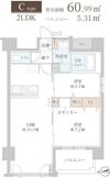 Parkhouse南森町の間取り画像