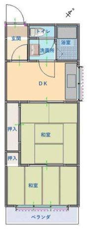 シャルマンKUROBE5の間取り画像
