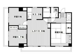 ポートヴィラAKの間取り画像
