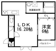 ルゼルK（北棟）の間取り画像