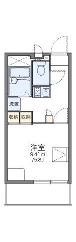 レオパレスメロディーベルイノⅡの間取り画像