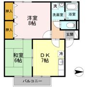 セジュールMG Ⅲの間取り画像