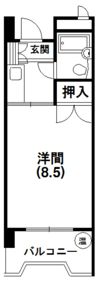 メゾンベルシャンブルの間取り画像