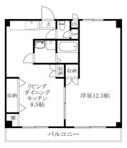 ラッセルスクエア松山市駅 A・B棟の間取り画像