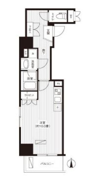 エフシティ亀戸の間取り画像