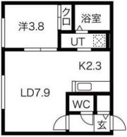 プリオール千歳の間取り画像