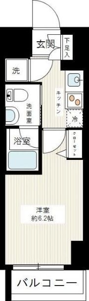 リヴシティ横濱関内の間取り画像