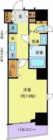 RELUXIA門前仲町の間取り画像