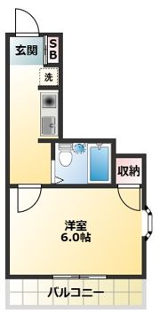 ロイヤルハイム上野の間取り画像