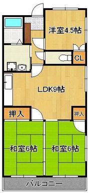 ルネックス古賀の間取り画像