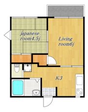 寿アパートの間取り画像
