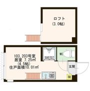 ハーモニーテラス南長崎の間取り画像