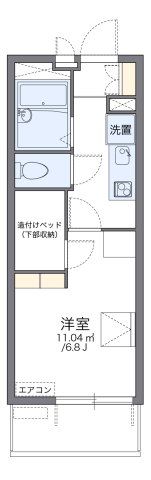 レオパレスシンシア デュークの間取り画像