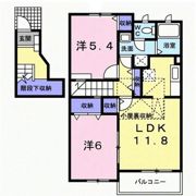 ガーデンハウスTADA A棟の間取り画像