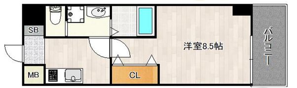 レクシア平野DUOの間取り画像