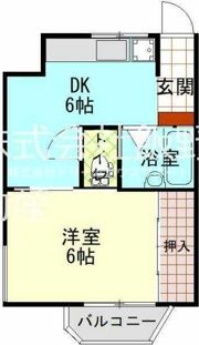 ヴィラ横須賀B(ヴィラヨコスカビー)の間取り画像