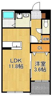 La Pause ATAGOの間取り画像