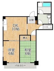 サンローズマンションの間取り画像