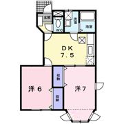 ハ－ヴェストFーBの間取り画像