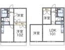 レオパレスネクストの間取り画像