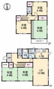 阿品台5丁目戸建の間取り画像