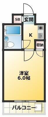 ハイムYOKOSAKAの間取り画像