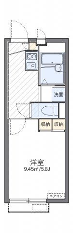 レオパレスガーデンヒルズの間取り画像