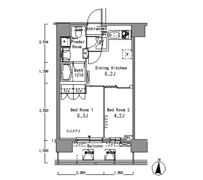 パークアクシス東陽町の間取り画像