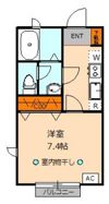 ハイムなゆたIIの間取り画像