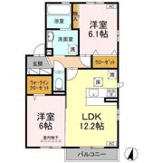 ゼフィール竹原の間取り画像
