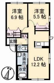 シャーメゾン馬木 A棟の間取り画像