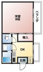 諏訪コーポ蒲田の間取り画像