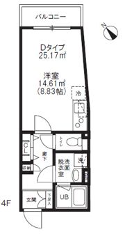 アルティザ氷川台の間取り画像