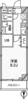 プライマル武蔵関の間取り画像