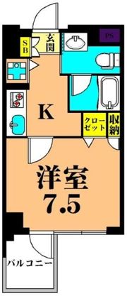 プライマル大井仙台坂の間取り画像