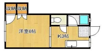 ハイツ到津の森の間取り画像