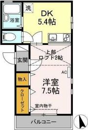 ハイツ夷山の間取り画像