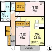 シュタットみどりの Dの間取り画像