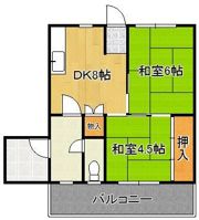 富田ハイツの間取り画像