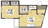 プレアール岡山医大東Ⅱの間取り画像