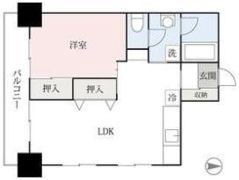 大手前ハイツの間取り画像