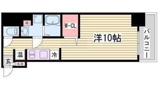 アスヴェル神戸元町Ⅱの間取り画像