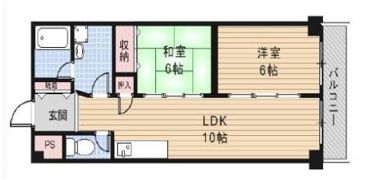 リバーライズ放出の間取り画像