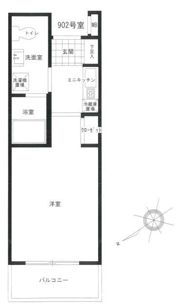 グリフィン横浜・桜木町の間取り画像