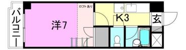 フレクション松山東石井の間取り画像