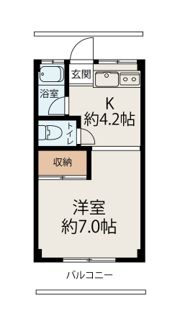 桜コーポの間取り画像
