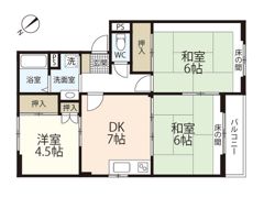 トリヴァンベール田方の間取り画像