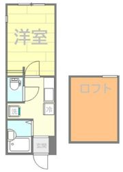 アンソレイユ上大岡の間取り画像