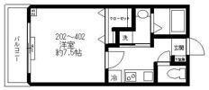 フォセット西巣鴨の間取り画像
